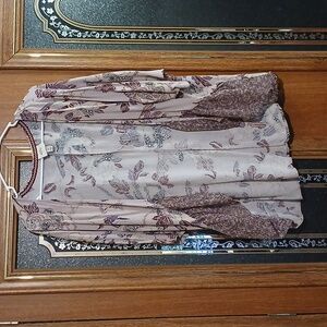 Knox Rose purple throw over XS